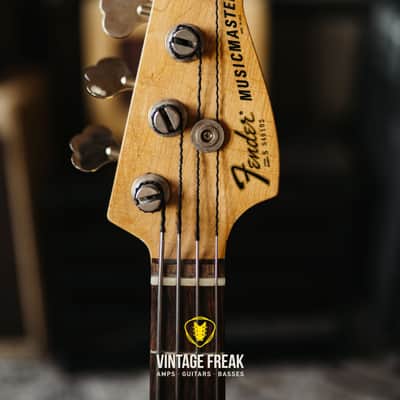 Fender Musicmaster Bass 1978 Custom Black image 6