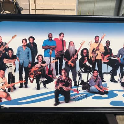 Fender Framed Bass Street Fender Artist Poster 2001 image 14