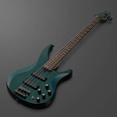 Yamaha TRBX604FM 4-String Right-Handed Electric Bass Guitar with Solid Alder and Maple Body and Rosewood Fingerboard (Indigo Blue) image 4