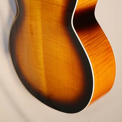 Guild F-2512E Deluxe Antique Burst 12-string Acoustic Electric "Open Box (Small Ding) image 11