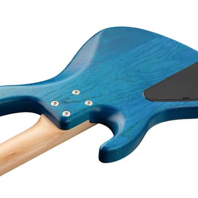 Sadowsky MetroLine 24-Fret Vintage J/J Bass-Swamp Ash Body-4 String-Ocean Blue Transparent Satin image 2