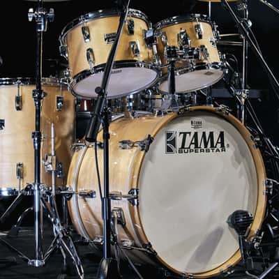 Tama SU42RS-SPM 50th Anniversary Superstar Shell Kit 4 pcs - Super Maple/Chrome HW image 10