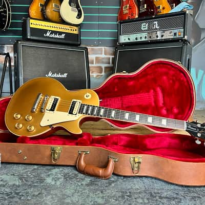 Immagine Gibson Les Paul Classic T Gold Top 2017 Electric Guitar - 13