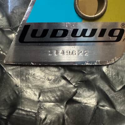 Ludwig 1970’s Black Oyster Conga Drum image 2