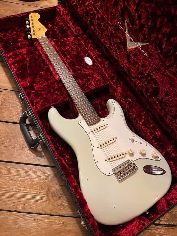 Fender Custom Shop ‘64 Stratocaster Journeyman Faded Aged Sonic Blue image 1
