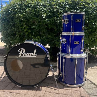 Pearl 1980s Export 4pc Kit Power Toms Royal Cobalt Blue image 1