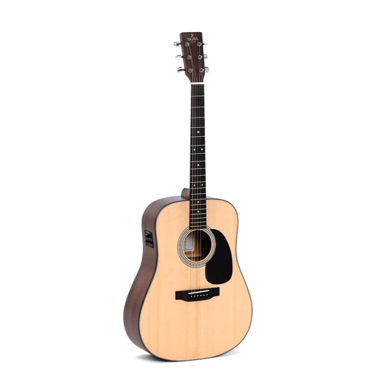 Sigma SDM-STE Dreadnought - Micarta Fingerboard, Natural image 1