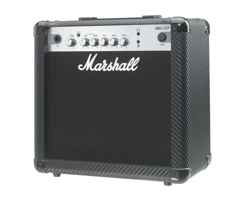 Marshall MG Carbon Fiber MG15CF 2-Channel 15-Watt 1x8" Solid State Guitar Combo 2011 - 2018 image 1