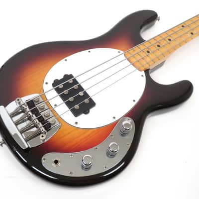 1976 Music Man Stingray Bass - Sunburst - First Year Model - White Pickguard & Epoxy Pre Amp image 9