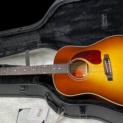 NEW! Gibson Custom Shop J-45 Koa Carpathian Spruce Acoustic-Electric Guitar - Honeyburst - Authorized Dealer - 4.4lbs - G06401 image 12