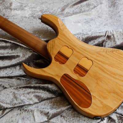 GB Liuteria Boutique guitar Ergal 6 string illuminated resin image 2