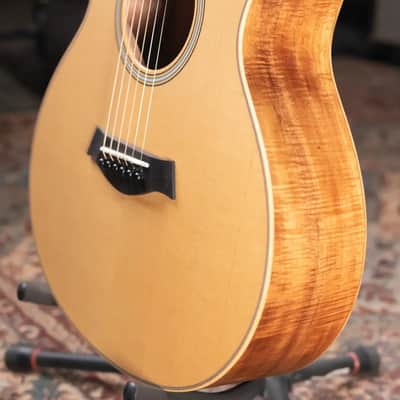 Taylor GS Mini-e LTD Acoustic/Electric Guitar - Figured Koa with Gig Bag image 4