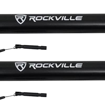 2) Rockville Adjustable Studio Monitor Speaker Stands For Behringer Studio 50USB image 6