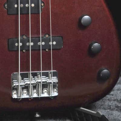 1990 Ibanez EX Series EXB-404 - Burgandy Red image 2