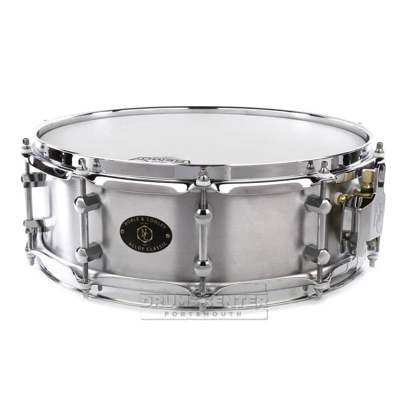Noble & Cooley Alloy Classic Snare Drum 14x4.75 Raw/Chrome image 1