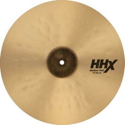 Sabian HHX 15” Medium Hi Hat Cymbals/Model # 11502XMN/Natural Finish/Brand New image 2