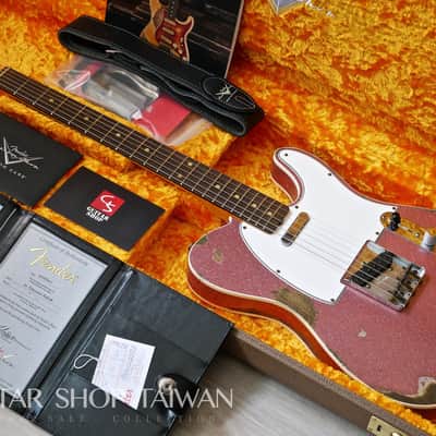 2021 Fender Custom Shop 1960 Telecaster Heavy Relic-Champagne Sparkle. image 1