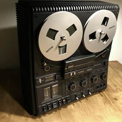 Vintage 1979 Philips N4512 Reel to reel tape player/recorder revised fully functional image 3