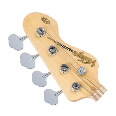 Vintage Icon Series VJ74M Bass - Vintage White image 4