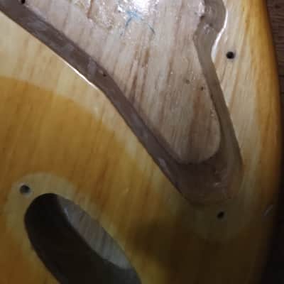 1975 Fender Stratocaster body - Natural image 8