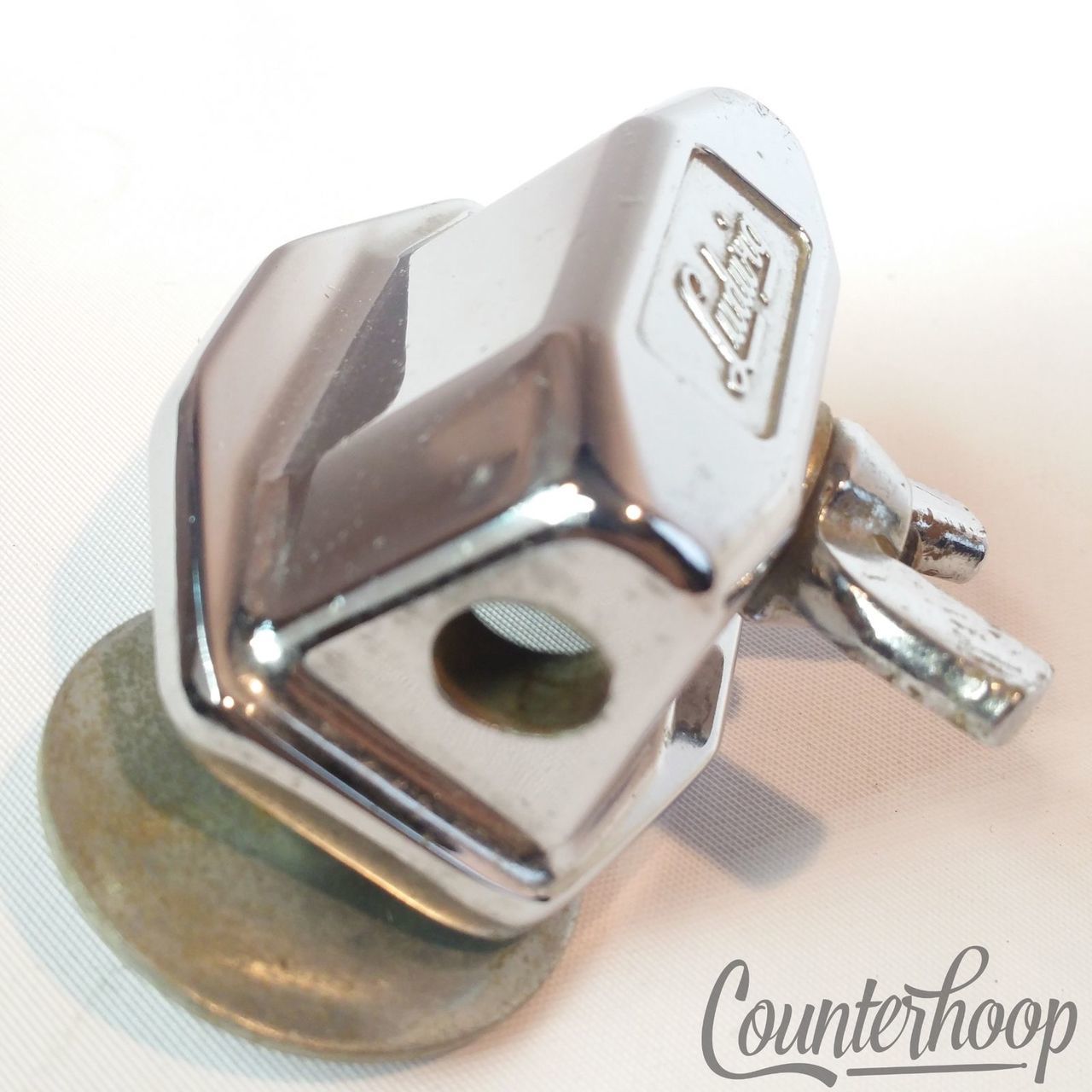 Ludwig Tom Drum / Bass Spur / Cymbal Arm Mount Chrome Wing-Nut Vintage 60s USA* — main photograph