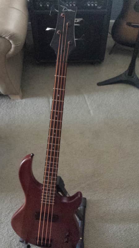 Dean Edge 09 4-String Bass Guitar Satin Natural image 1
