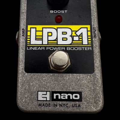 Electro-Harmonix LPB-1 Nano Linear Power Booster Preamp 2006 - Present - Black / Yellow / Gray X5684 image 6