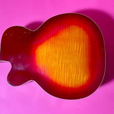 Silvertone 1425 Aristocrat 1955 - cherry sunburst 100% OG image 17