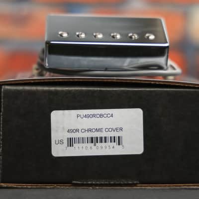 Gibson 490R Modern Classic Neck Rhythm Humbucker Pickup - Chrome image 2