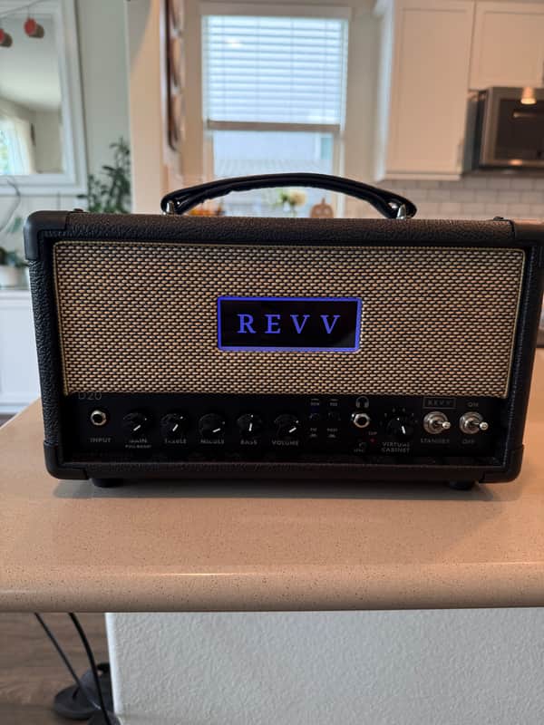 REVV D20 20-/4 Watt Head 2024 - Black Tolex