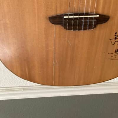 Luna guitar (damaged) signed by Mike Stern and Eric Johnson image 6