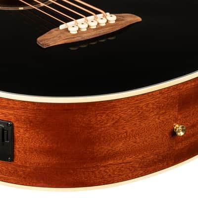 Ortega D8CE-5-L Deep Series 8 Spruce Top Medium Scale 5-String Acoustic-Electric Bass Guitar For Left Hand Player image 14