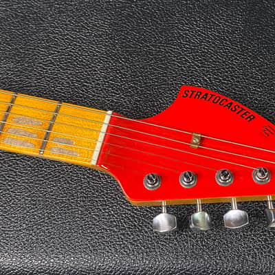 NEW! Fender Custom Shop Special Run '69 Stratocaster Journeyman Relic - Handwound P/U's - Aged Hot Rod Red - Reverse Headstock - 7.8lbs - Authorized Dealer - SUPER RARE! G07469 image 5