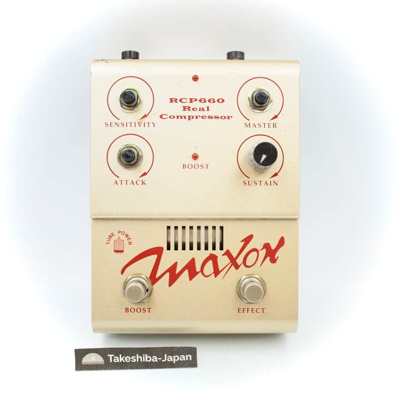 Maxon RCP660 Real Compressor Made in Japan Vintage Guitar Effect Pedal imagen 1