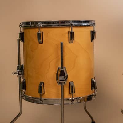 Pearl World Series Natural Satin Drum Set 14x20 8x12 and 14x14 image 5