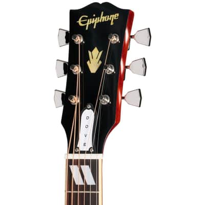 Epiphone 1963 Dove Reissue Inspired by Gibson Custom Acoustic-Electric Guitar w/ Hardshell case - Natural image 8