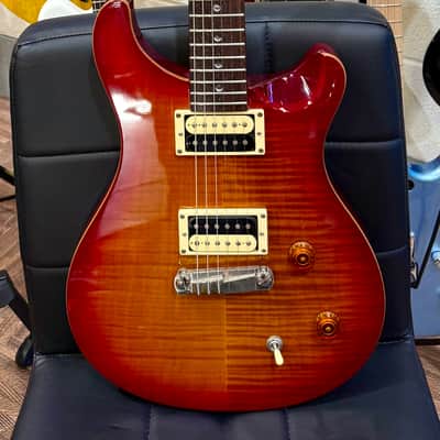 🌟2007 KOREA🌟 PRS SE Custom 22~ Flat Top Model~ Cherry Sunburst~ Moon Inlays! image 2