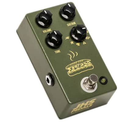 JHS Pedals Muffuletta Army Green Fuzz Effects Pedal image 2