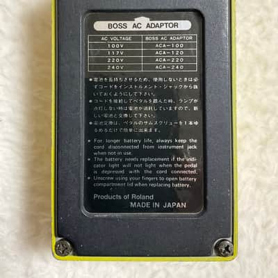 Boss Turbo Over Drive OD-2 Made in Japan Black Screw image 3
