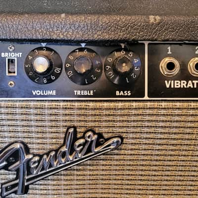 Fender Super Reverb 2-Channel 40-Watt 4x10" Guitar Combo 1963 - 1967 - Black Panel image 3