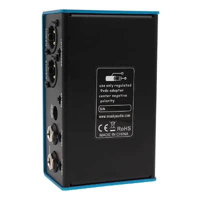 Mosky Bright Flame DI Box Effect Pedal Pre-amp Simulator Power Amp Simplifier Pedal Stereo Cab Simulator for Electric Guitar image 10