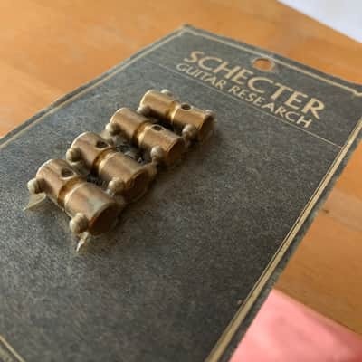 Schecter Van Nuys Jazz Bass Precision Bass 1980s Brass image 3