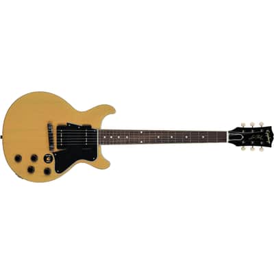 Epiphone Inspired by Gibson Custom 1960 Les Paul Special Double Cut Reissue Guitar w/ Hardshell case - TV Yellow image 3