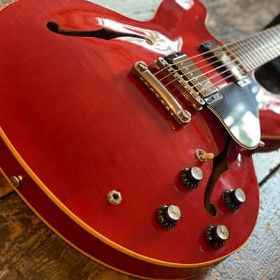 Gibson Memphis ES-335 Dot Figured Cherry 2012 w/ OHSC & Docs image 5