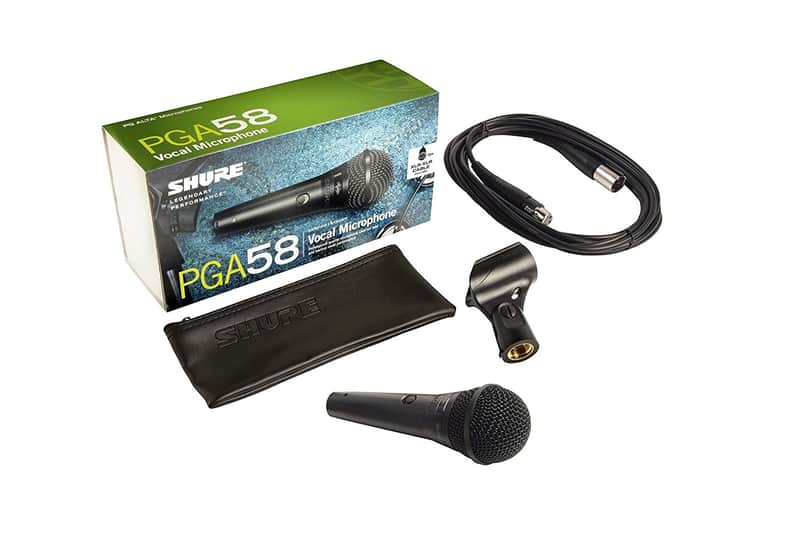 Shure PGA58-XLR Cardioid Dynamic Handheld Vocal Microphone with XLR Mic Cable image 1