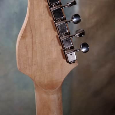 Postal Custom Memphis Rocket Blue Flamed Maple  F Hole Bigsby Duncan Little ’59™ Strat Pickups image 16