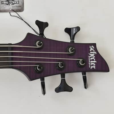 Schecter C-5 GT Bass Satin Trans Purple B-Stock 2624 image 4