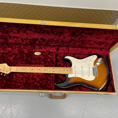 RARE! Fender American Vintage AVRI '54 Stratocaster Limited edition of 1954 COA 2014 Burst USA Case Candy Papers_234 image 17