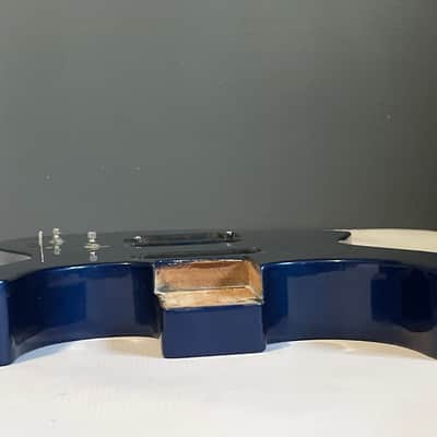 2000's India Jackson JS30 JS Series Dinky Blue Mahogany Guitar Body Floyd Ready image 23