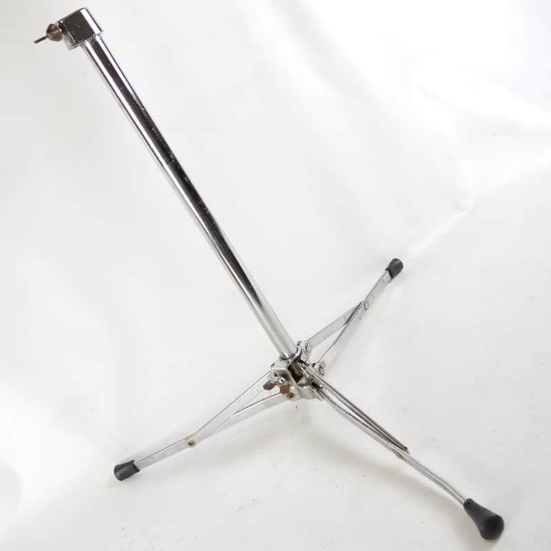 Ludwig Cymbal Stand Flat/Flush-Base Tripod Chrome Chicago Vintage 60s Crash/Ride image 1
